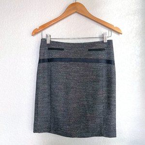 Charcoal gray mini skirt